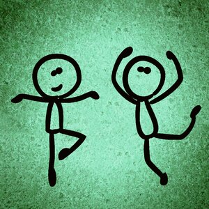 Funny stick figure Free illustrations