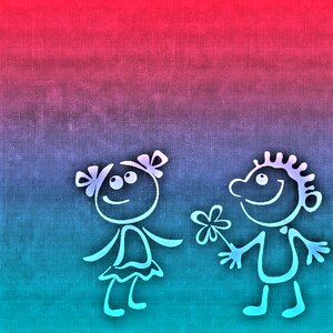 Gift romantic greeting card