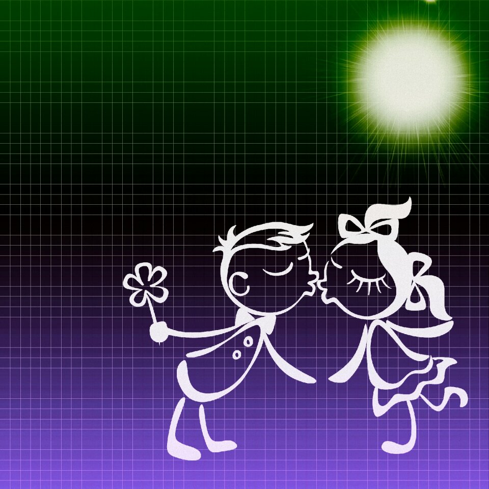 Gift romantic greeting card