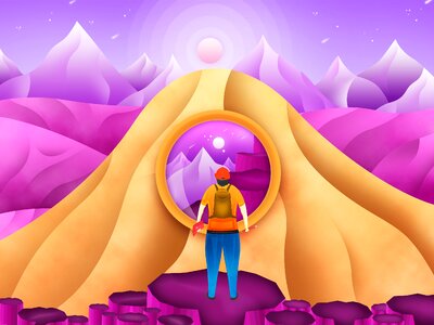 View journey adventure