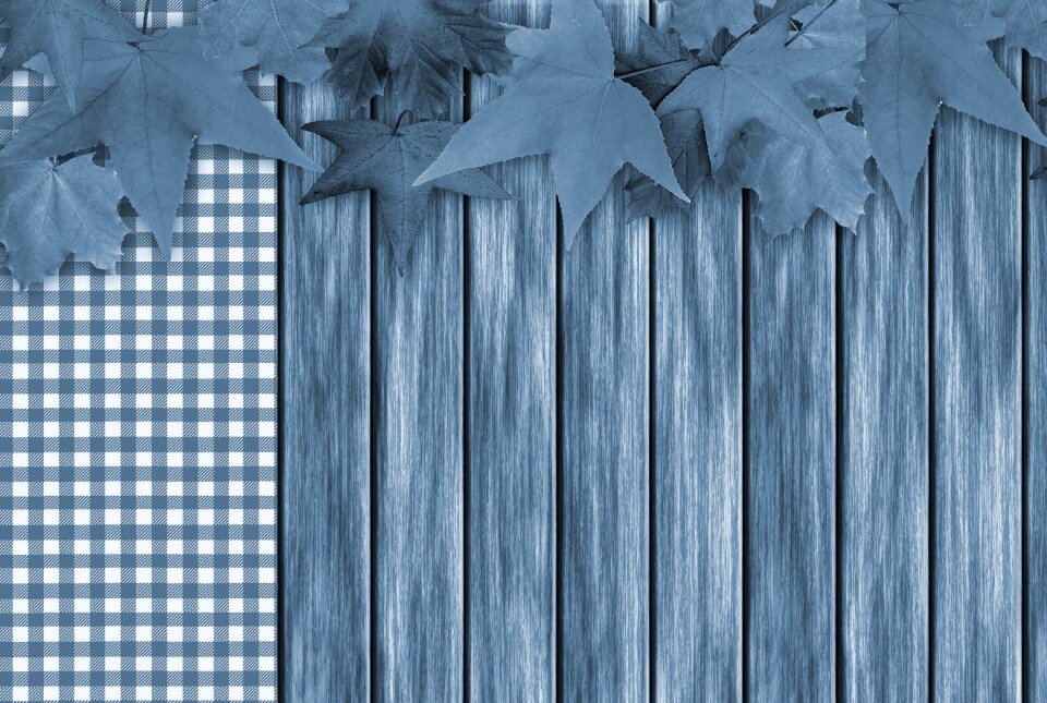 Wood autumn bulletin board