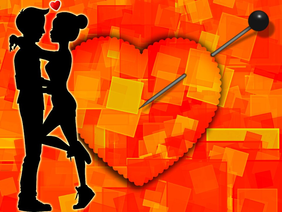 Couple together affection