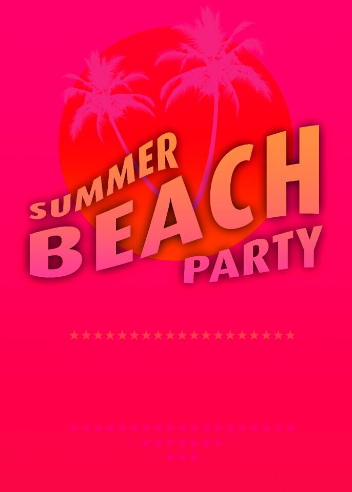 Beach beach party sun