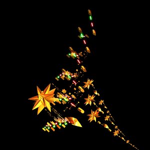 Stars lights abstract