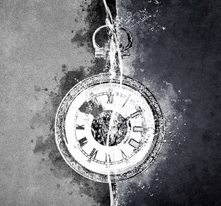 Design gray time gray clock