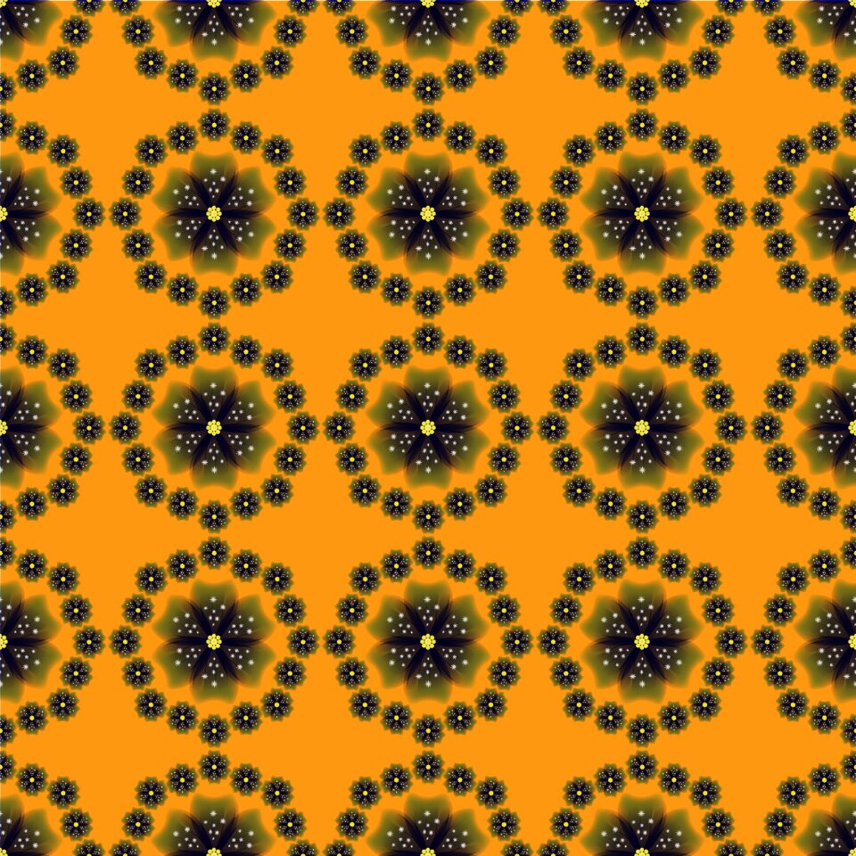 Flower geometric graphic