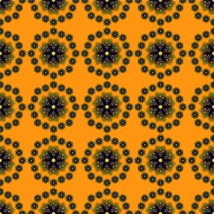Flower geometric graphic