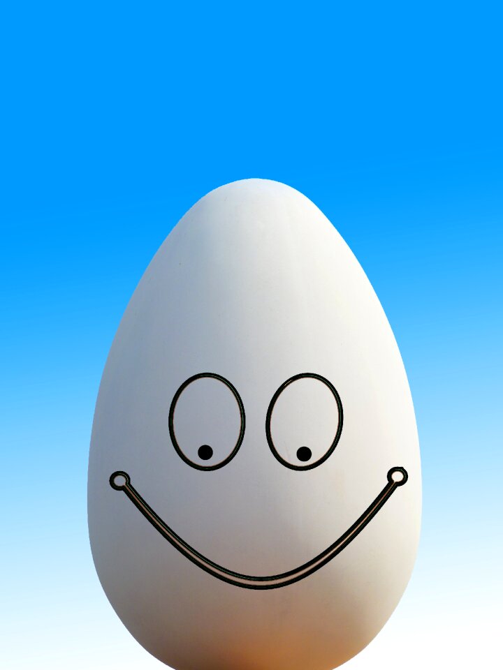 Smiley easter egg motif
