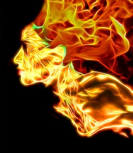 Face mystical burn