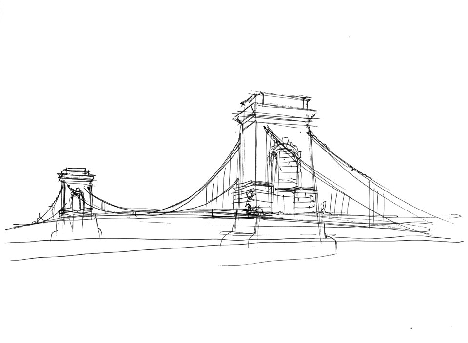 Danube bridge river