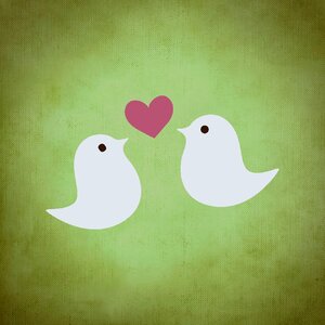 Greeting card love valentine