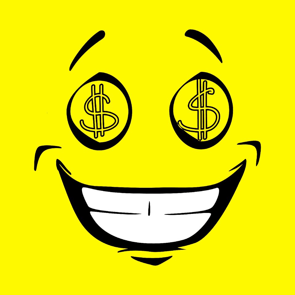 Dollar greed Free illustrations
