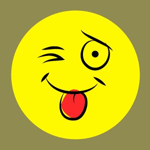 Cheeky tongue Free illustrations