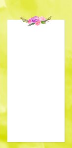 Minute back flower in pink Free illustrations