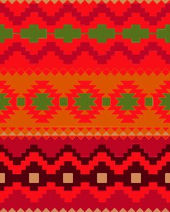 Illustration fabric textile design