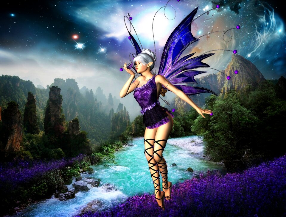 Fantasy magic art