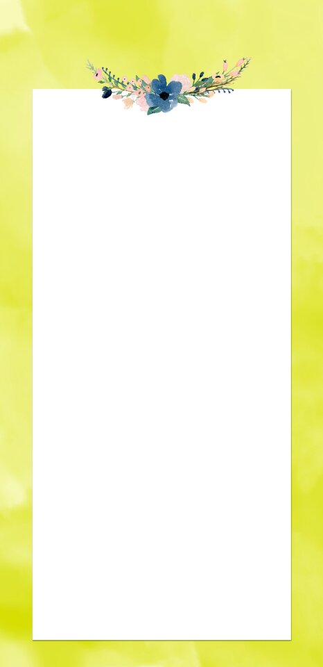 Minute back blue flower Free illustrations