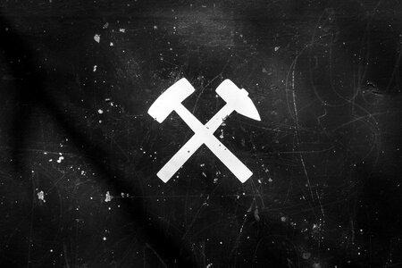 Mining black white old