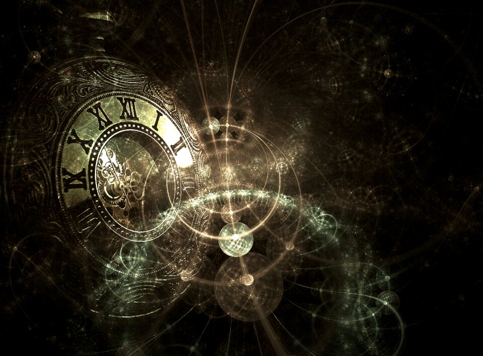 Surreal desktop background pattern