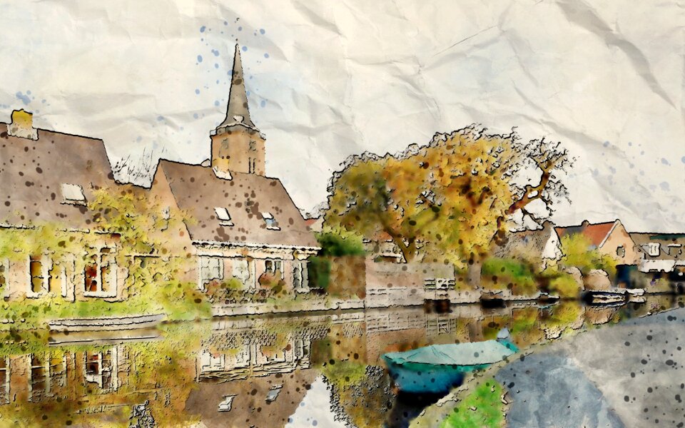 Structure houses landscape