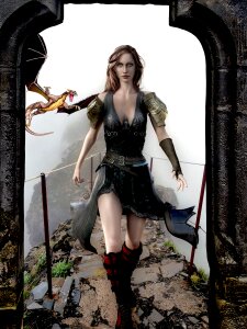 Warrior female magical