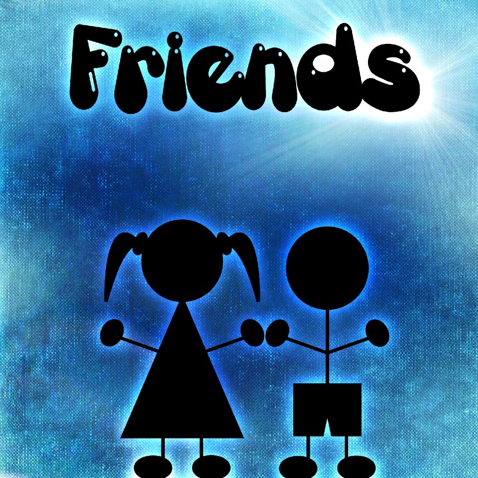 Friendship together Free illustrations