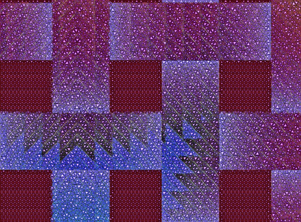 Arts purple pattern