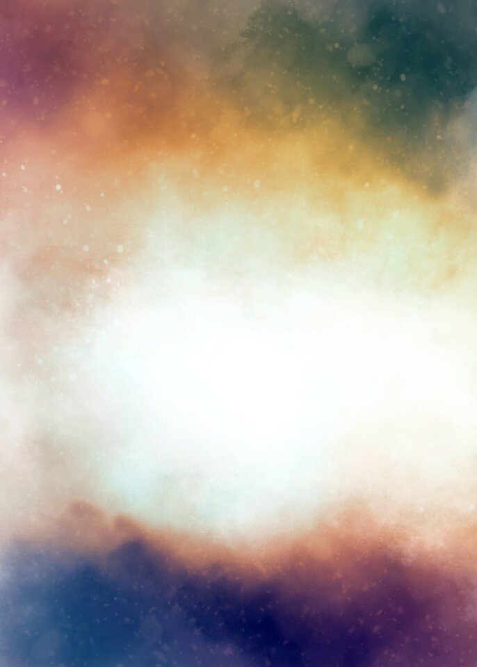 Snow clouds colorful