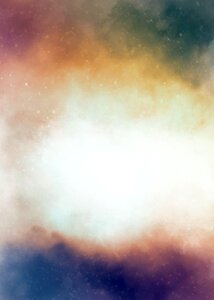 Snow clouds colorful