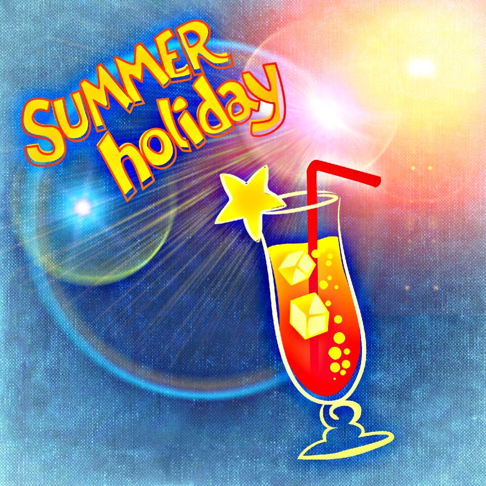 Beach cocktail Free illustrations
