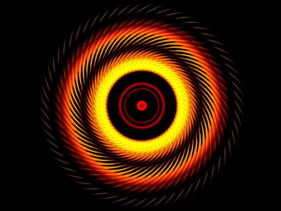 Design abstract image concentric circles