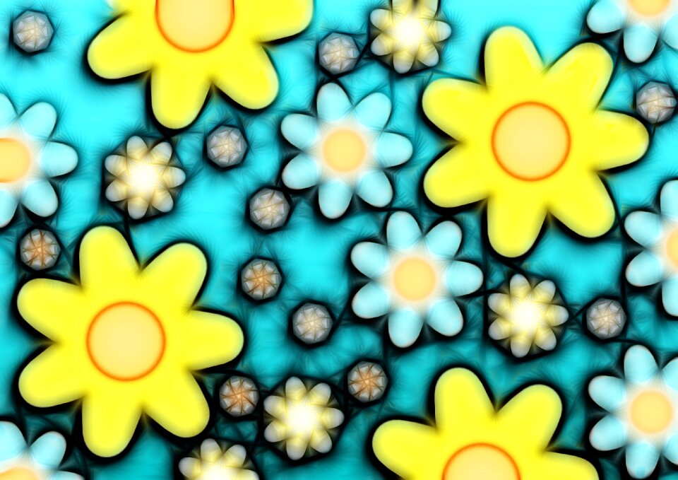 Floral design floristry pattern
