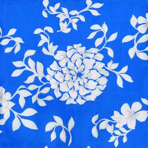 Blue inclined step white