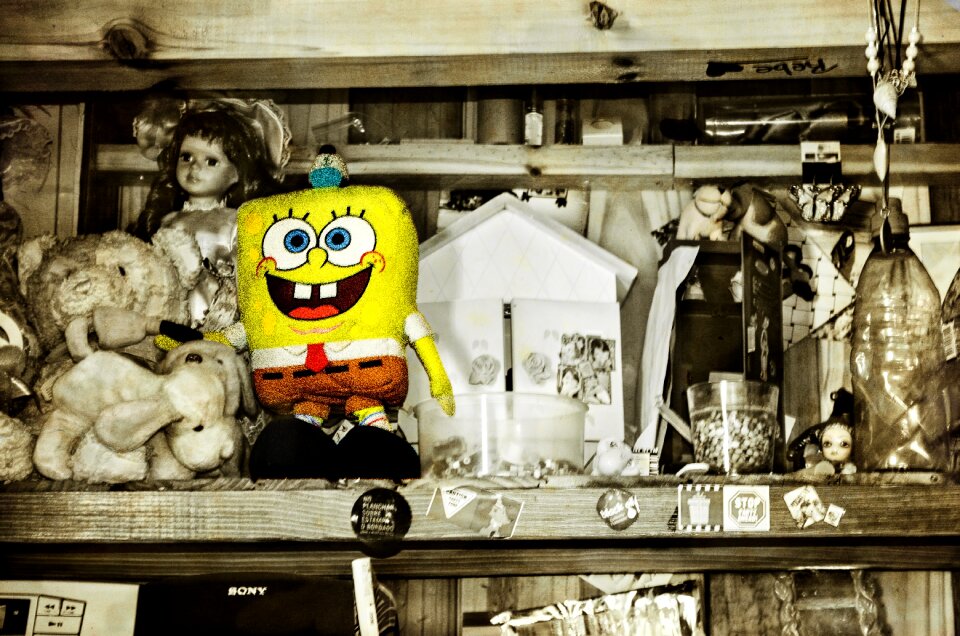 Shelf toy wrist