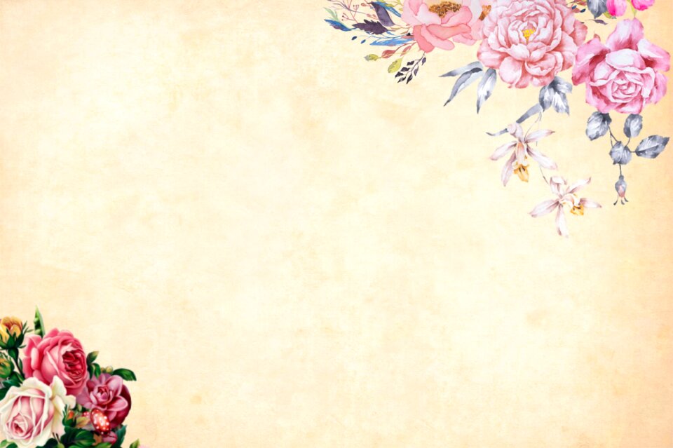 Floral border garden frame