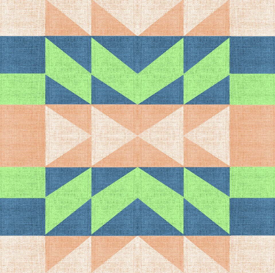 Geometric material cloth