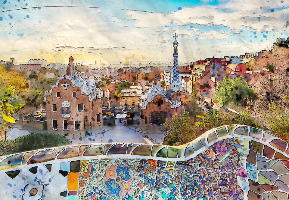 Urban architecture art