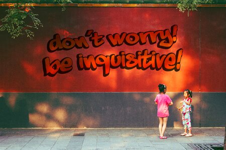 Children curious learn