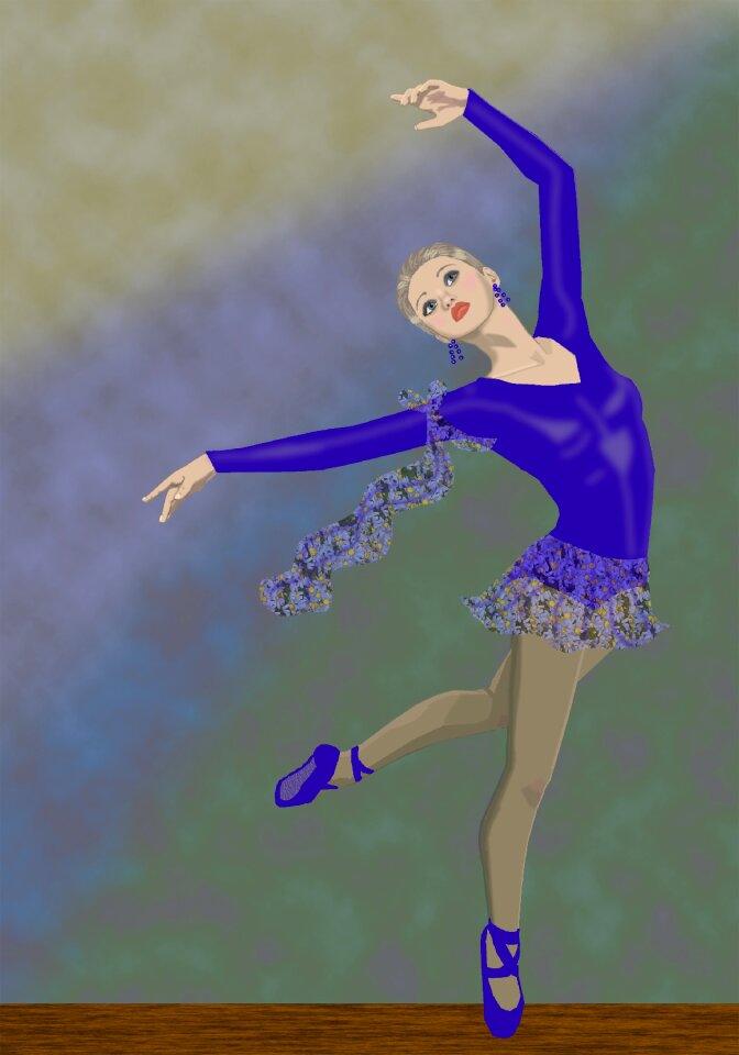 Young graceful Free illustrations