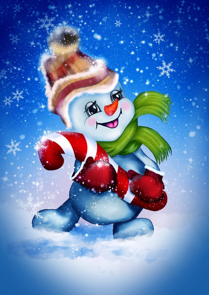 Holiday snow frost
