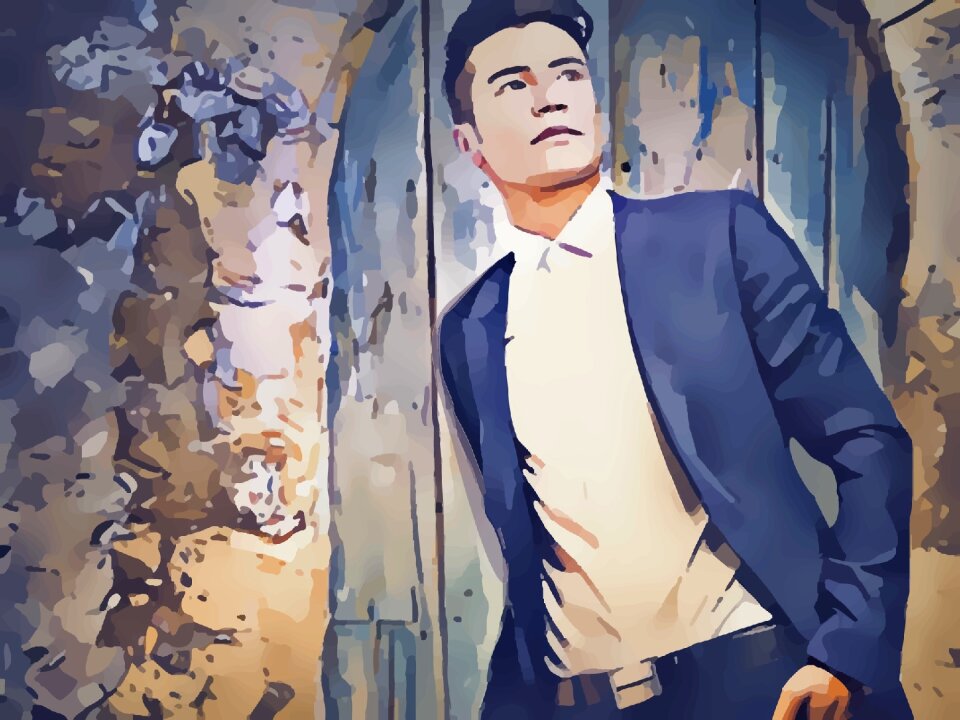 Portrait serious suit