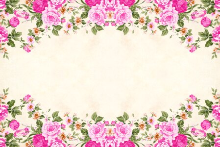 Border garden frame vintage