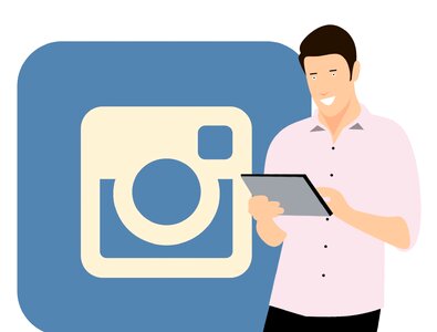 Social media tablet young