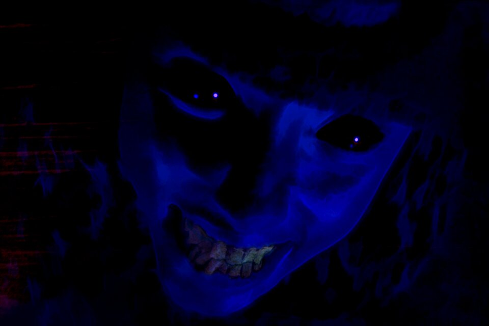 Weird creepy horror