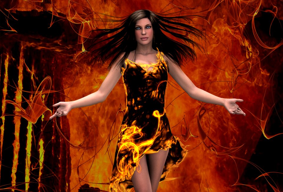 Fantasy female magic