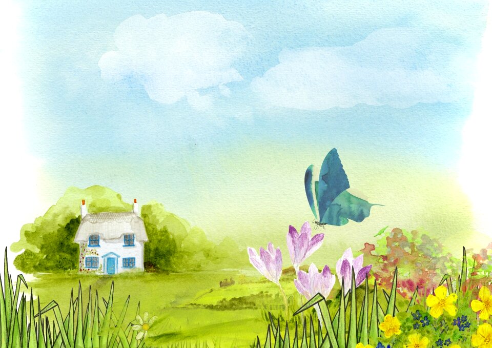Scene bird romantic