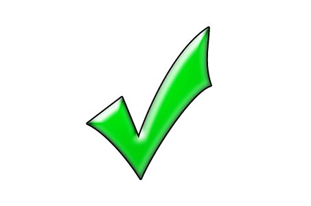 Symbol green perfect