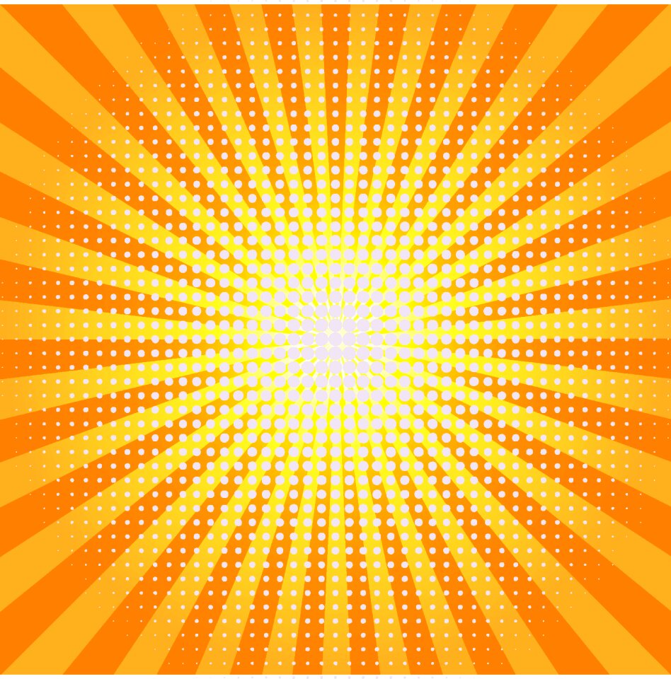 Sunray background orange background
