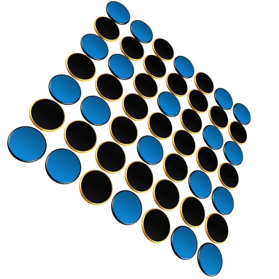 Abstract colorful round shape