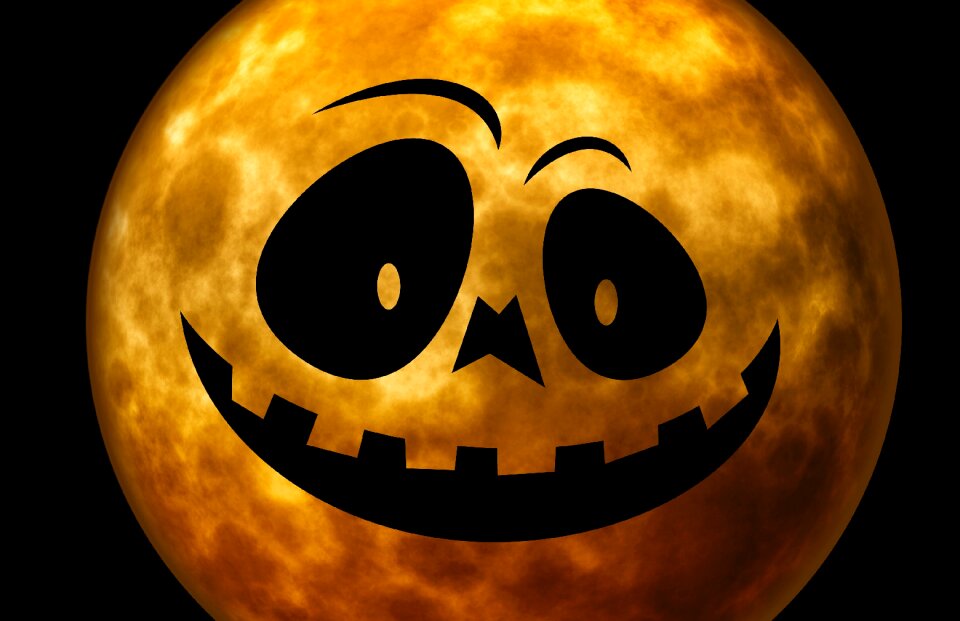 Atmosphere creepy face